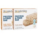 WonderSlim Protein 및 Fiber Bar 번들, Fluffy 소금 토피 Pretzel & Fluffy Nutter