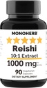 MONOHERB Reishi 버섯 추출물 1000 mg - 90 채식 캡슐