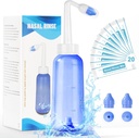 Neti Pot Sinus Rinse Bottle - Gentle Nasal Wash Bottle Nose Cleaner for 효과적인 압력 Irrigatio 300 ML 20 Nasal Wash Salt Packets