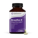 Breathe-X - 알레르기 및 Sinus Relief Supplement - Sinuses & Nasal Discomfort 지원 - 비 심 및 빠른 인용 - Quercetin, Bromelain, Citrus Bioflavonoids, Nettle Leaf & Vitamin C - 180 캡슐