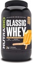 NutraBio Classic Whey Protein Powder- 25G of Protein Per Scoop - Full-Spectrum Amino Acid Profile - 필러 없음, 인공 색상, 보존제 - 오렌지 드림, 2 파운드