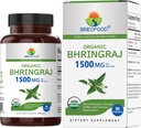 Brieofood 유기 Bhringraj 1500mg, 45 서빙, 채식, 글루텐 무료, 90 채식 정제