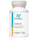 XYMOGEN 5-MTHF ES - 17,000 mcg DFE - Quatrefolic로 생체 활성 Folate 보충교재 - 계류, 심장 혈관 + 메틸화 지원 - L Methylfolate (60의 캡슐)로 비타민 B 메틸 Folate
