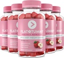 평평한 맛 Apple Cider Vinegar Gummies, 60 카운트 (5 팩) - ACV Gummies, Detox, 지원 Gut 건강 - Vegan-Friendly, Non-GMO - Beet 및 Pomegranate Superfood 분말, 비타민 B6, B9 & B12