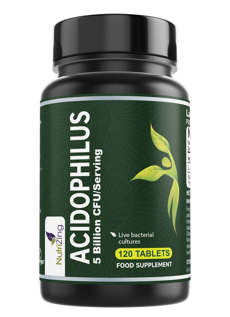 NutriZing 고강도 Lactobacillus Acidophilus 5bn CFU/Serving