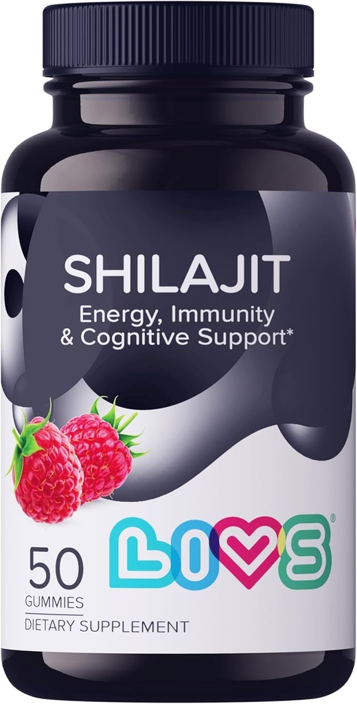 남성용 Shilajit Gummies | 10000mg 순수한 Himalayan Shilajit 골드 Fulvic 산, 85 + 미네랄 & Ashwagandha | 여성용 에너지 구미 | 천연 체력, 초점 및 활력 지원 -50 Ct