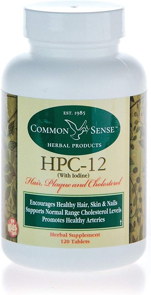 일반적인 향 초본 제품 HPC-12 (270): Iodine를 가진 머리, Plaque 및 Cholesterol