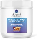 DR. EMIL NUTRITION 멀티 콜라겐 펩타이드 플러스 - 애플 파이 맛 | 9g 콜라겐 + 히알루 론산 | 피부, 헤어, 네일 및 조인트 지원 | Paleo & Keto-Friendly, Non-GMO, 11.3 oz