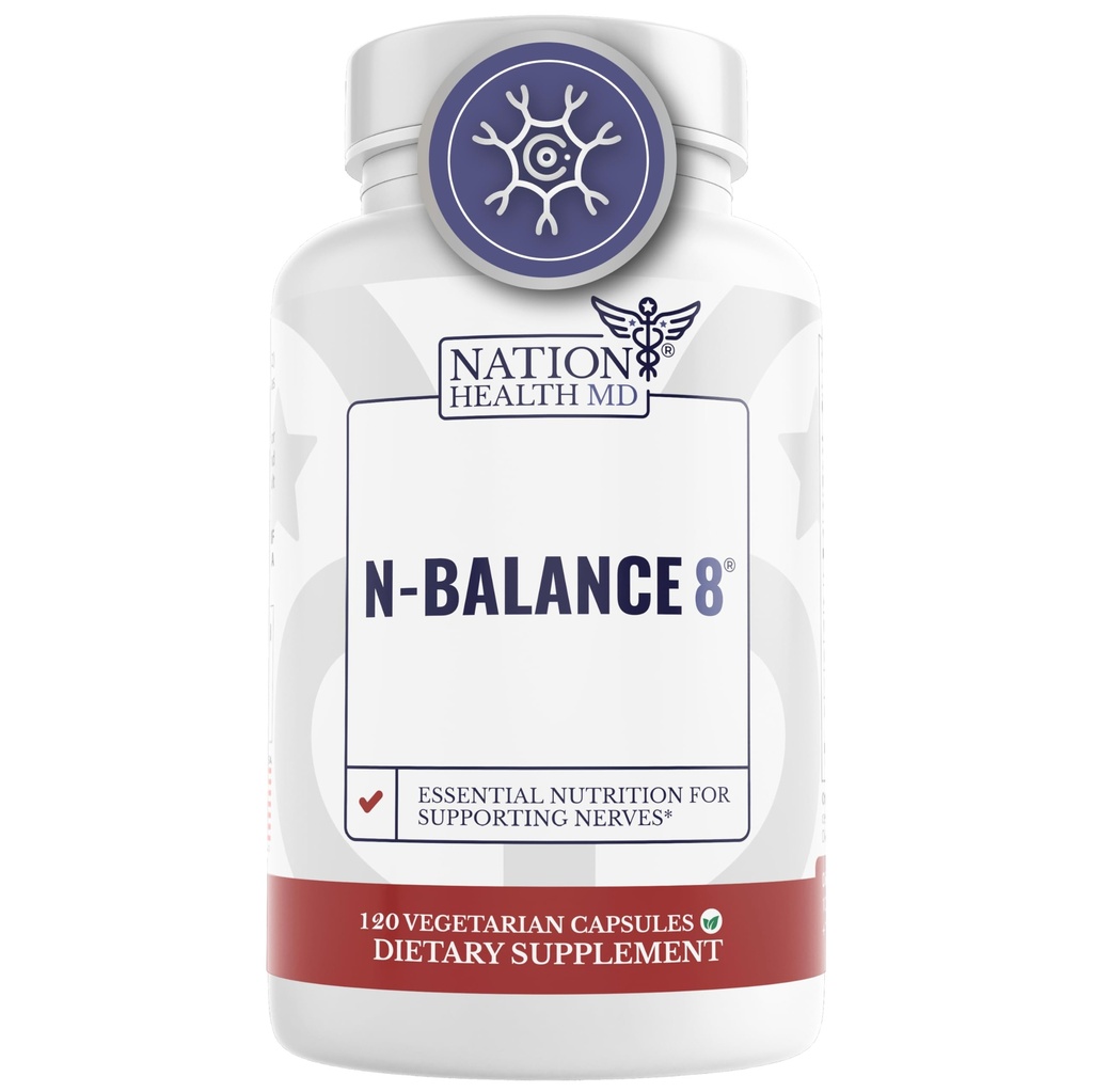 N-Balance8 - Nerve 지원 공식 - 알파 Lipoic 산, Benfotiamine 및 ALA를 가진 Nerve 지원 보충교재 - 남자 & 여자를 위한 Nerve 건강 보충교재, 60의 캡슐