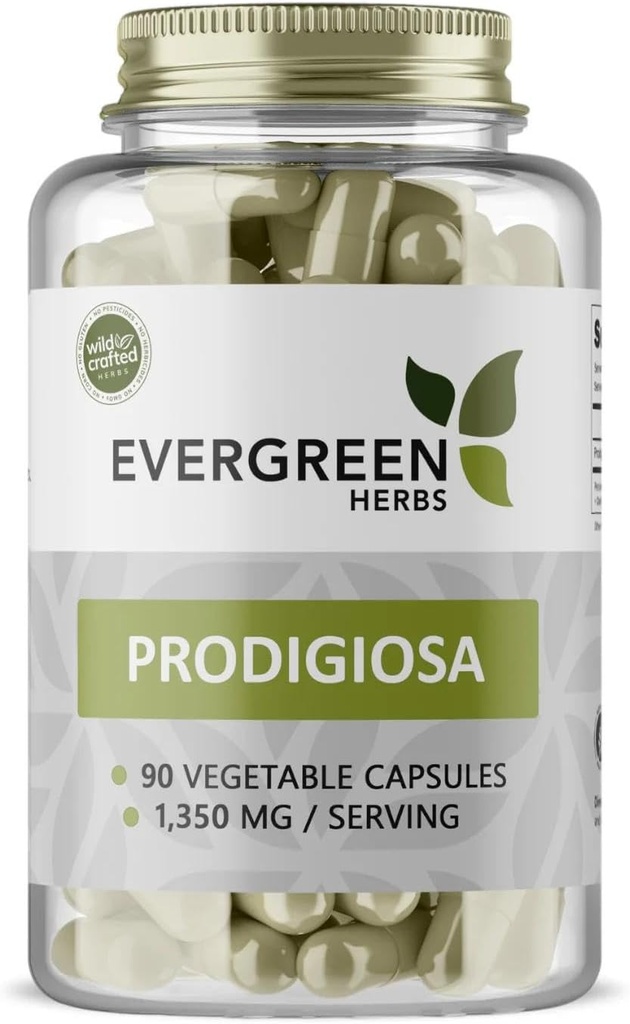 Evergreen Herbs Prodigiosa (Capsules) - 신선도를 보장하는 Tamper Proof Seal.