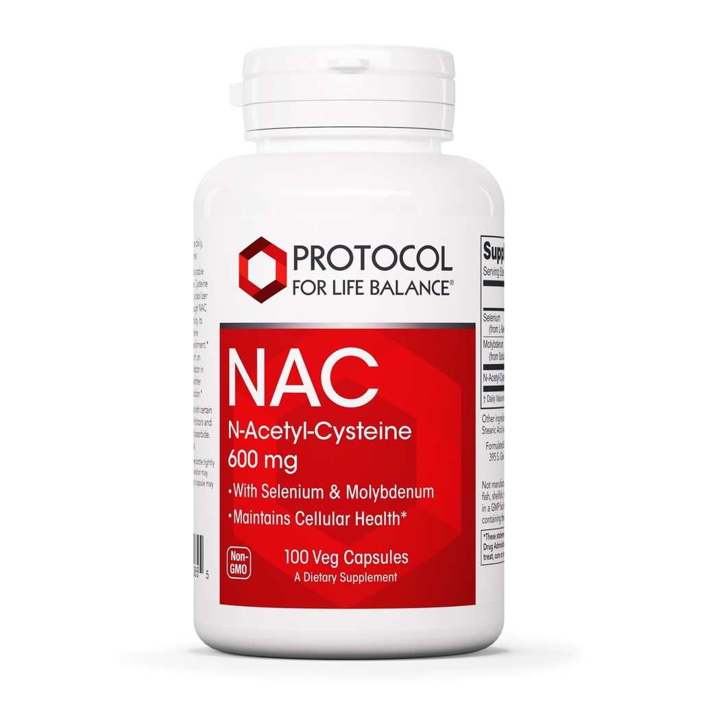 Selenium과 Molybdenum을 가진 의정서 NAC - 글루타티온, 뇌 및 Lung - 100 Veg 모자