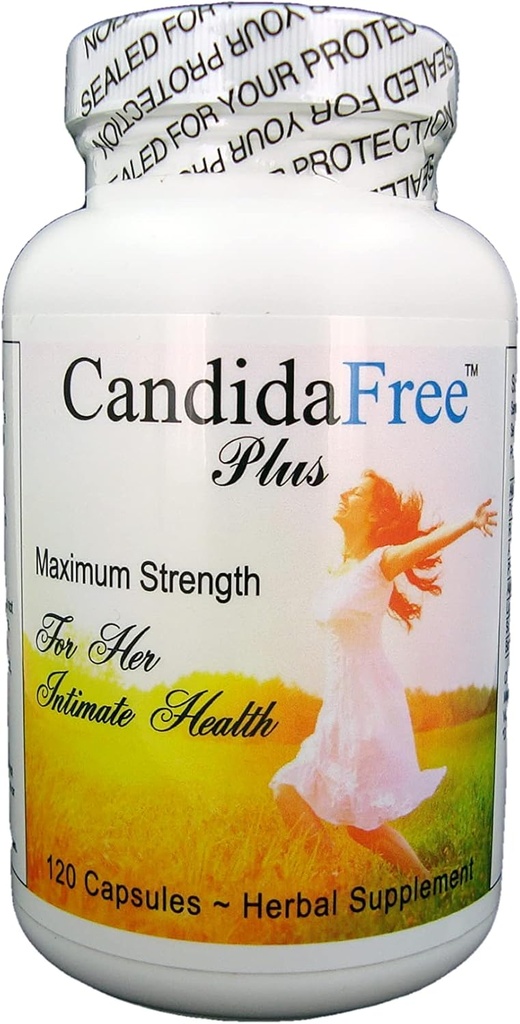 Yeast Overgrowth Cleanse 및 Detox에 대한 Candida-Free 천연 밸런스 지원 공식. 120 Vegan 캡슐.
