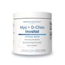 생물 연구 균형 B8 분말, Myo inositol 및 D Chiro inositol, 40 : 1 비율, 여성 건강, 신경 통신, 지방 대사, 혈관 건강, 머리 성장 8 온스