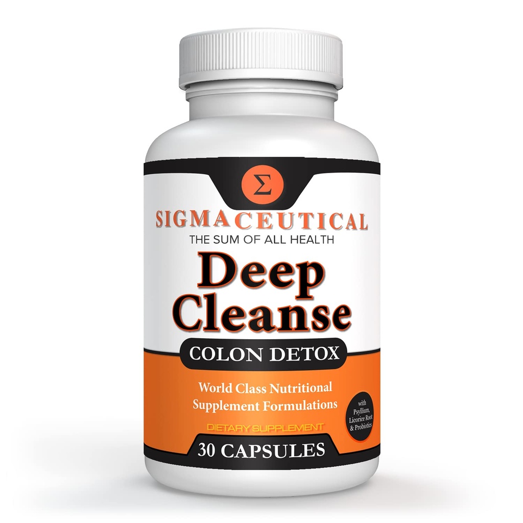 1 Day Colon Cleanse - Detox Cleanse - Bowel Cleanse & Laxative - Bowel Detox - Colon Cleanser & Detox - 30 캡슐