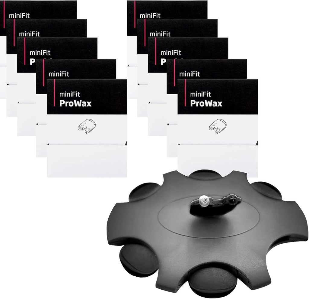 (60 PC) Minifit Prowax 왁스 가드 필터 Oticon Hearing Aids, Oticon Minifit 보청기 교체 부품 공급 세척 키트 액세서리 (10 팩)