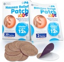P6 Motion Sickness Patch for Kids - 크루즈 및 자동차를위한 모든 자연 바다 Sickness 패치 - 어린이를위한 비 Drowsy Motion Patch - 여행을위한 안전한 모션 Sickness Patch