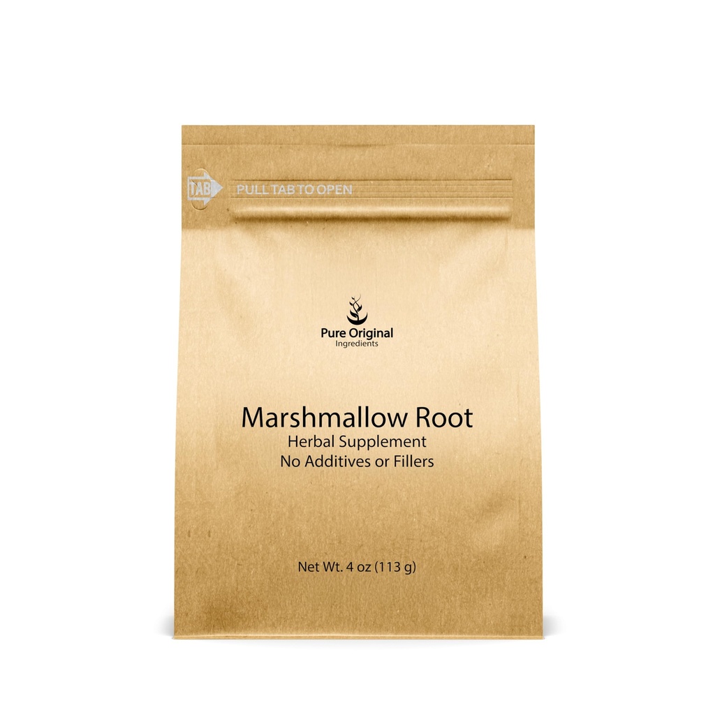 PURE ORIGINAL INGREDIENTS Marshmallow 뿌리 추출물 (4 oz), 분말, 초본 보충교재