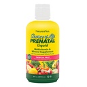 Nature Plus Source of Life Prenatal Liquid, Tropical Fruit - 30 fl oz - Multivitamin & Mineral Supplement - 임신 중 영양 지원 - 글루텐 무료, 채식 - 30 서빙
