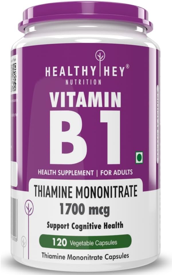 비타민 B1 Thiamine -120 Veg 캡슐