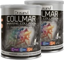Drasanvi 2 팩 Collmar는 마그네슘 분말 300g 바닐라 풍미를 가진 가수분해한 바다 교원질을 가수분해했습니다 - 건강한 피부 연골과 뼈를 위한 스페인 보충교재 - 타이어와 피로를 최소화하는 것을 돕습니다