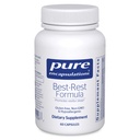 Pure Encapsulations Best-Rest Formula - Relaxation - 편안한 수면 보충 - Non-GMO & Vegan - 60 캡슐 지원