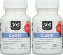 전체 식품 시장의 365, 공동 Q10 100Mg, 30 Softgels (팩 2)