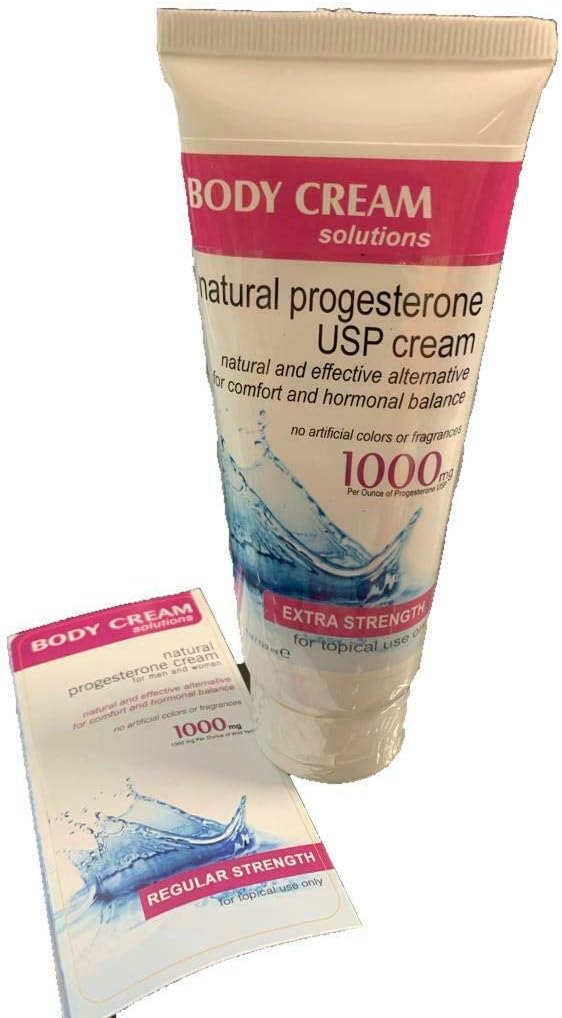 Crema De Progesterona 자연 파라 Un Sano 균형 Hormonal Femenino Durante La Menopausia - 4 Oz