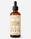 Lion의 Mane Tincture – 유기 뇌 및 초점 지원 – Ultra-Potent Alcohol-Based Liquid Mushroom Extract – 2 oz