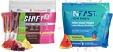 Real Ketones Intermittent Fasting Drink Mix Bundle for Weight Loss Support Shift Electrolytes Variety Pack & Intermittent Fasting Electrolytes for Men with BHB Exogenous Ketones (30 각각)