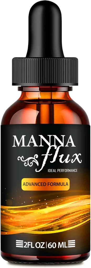 Manna 유출 하락, Mannaflux 지원 보충교재 액체 하락 - 최대 힘, Manna 유출 건강 & 웰빙 하락, Mannaflux 모든 자연적인 공식, Manna 유출 액체 하락 리뷰 (1 팩)