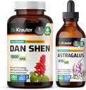 BIO KRAUTER Dan Shen 250 캡슐 & Astragalus Tincture 4 Fl. Oz.
