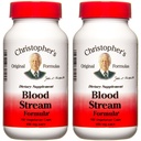Christopher의 Original Formulas Blood Stream Formula - Blood Circulation Supplements - Vein Elasticity, Clean & Pure Bloodstream 지원 - 2 팩