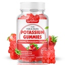 성인을 위한 softbear 칼륨 Gummies, 설탕 자유로운 칼륨 염화물 Gummies 1200mg 지원 다리 크림 & Electrolyte 균형 높은 Potency 칼륨 보충교재, 딸기 풍미 60 조사