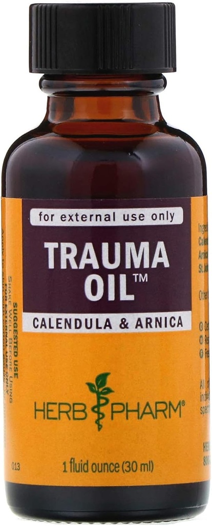 HERB PHARM Trauma 기름 화합물, 1.2 파운드 (FAOIL01), 1 Fl Oz (팩의 1)