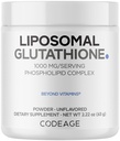 코질 Liposomal 글루타티온 분말 - 1,000 mg 채식당 L 글루타티온 감소, Liposomal 배달 - 2 월 공급 - 불쾌 - Phospholipid - Non-GMO 글루텐 - 무료 - 2.22 Oz