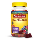 Nature Made Hair Skin and Nails with Biotin 2500 mcg, 건강한 머리, 피부 & 못 지원, 150 Gummies, 75 일 공급을 위한 규정식 보충교재
