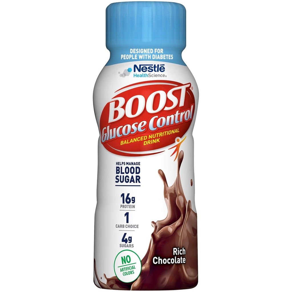 Boost 포도당 통제 초콜렛 음료, 8 Ounce (24의 팩)