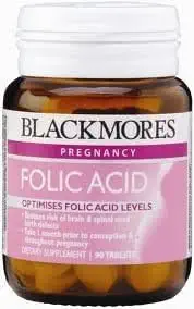 Blackmores Viltamins Folic Acid for Women who Are Ready to Have a Child 90 태블릿. [무료 뷰티 선물]