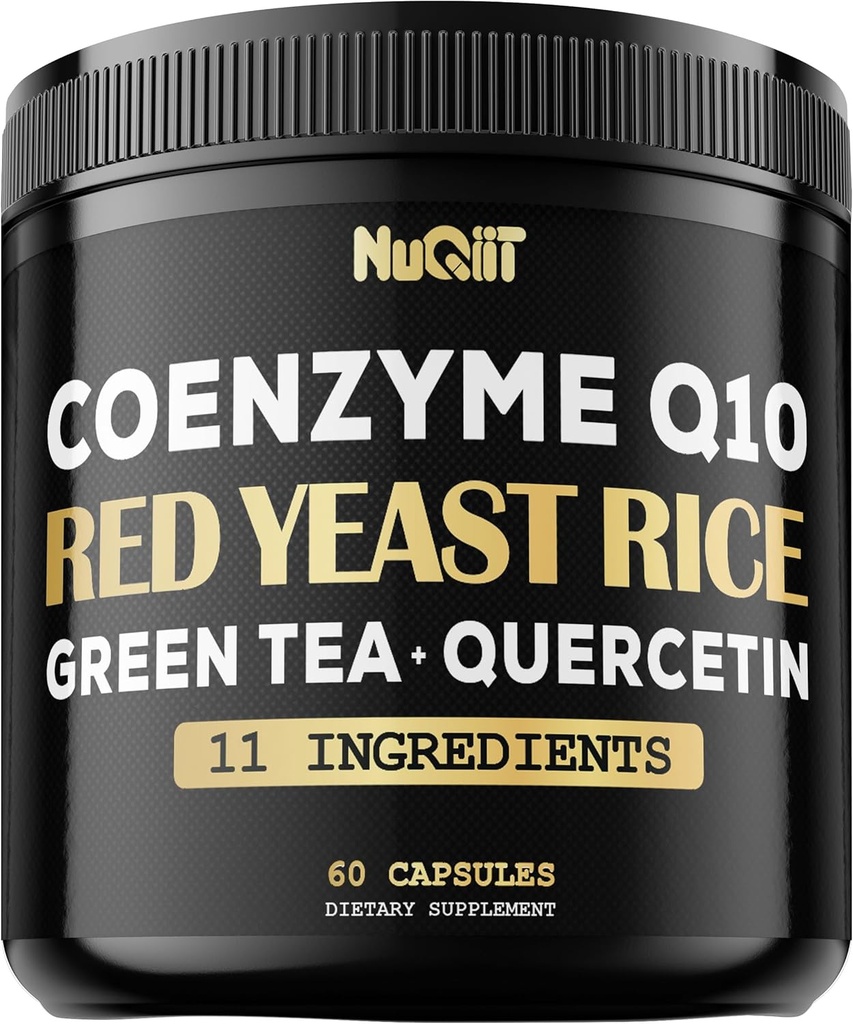 빨간 효모 밥 13500mg 녹차 4500mg Quercetin 4500mg 보충교재 & 더 많은 것 - 지원 심장 건강, 면역 체계 & 몸 균형 - 60의 캡슐