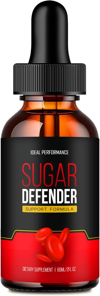 IDEAL PERFORMANCE 설탕 수비수 하락, 설탕 수비수 보충 액체 하락 - SugarDefender 액체 리뷰 (1 팩)