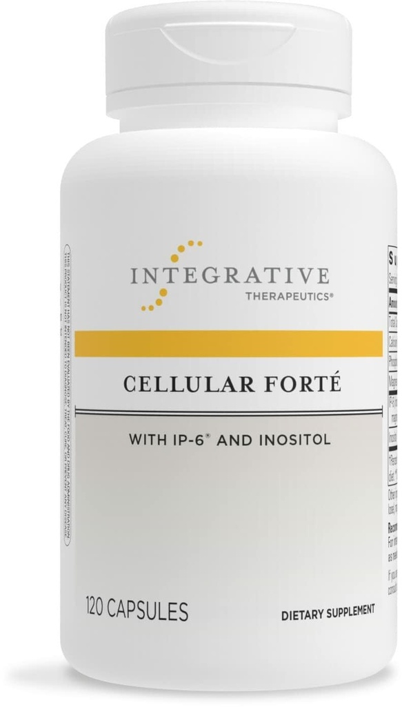 통합 Therapeutics Cellular Forte - Immune 시스템 및 세포 건강 지원을위한 Inositol 보충 * - IP-6 포함 - Vegan, 글루텐 프리 & Dairy-Free - 120 캡슐 (60 인분)