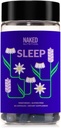 벌거 벗은 수면 - GABA L Theanine Natural Sleep Aid - Lemon Balm, Lavender 및 Melatonin 개선 된 Relaxation 및 수면 품질 - 글루텐 - 무료 및 채식 - 30 캡슐