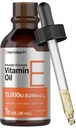 Horbäach Vitamin E Oil | 13,800IU | 1oz | 채식주의자, 비 GMO, 글루텐 프리 포뮬러 | 자연적으로 Sourced Liquid Supplement