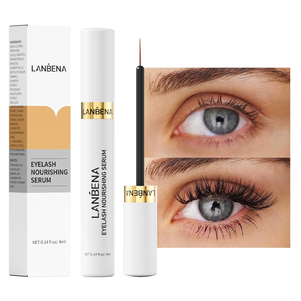 LANBENA 속눈썹 성장 혈청, 고급 속눈썹 처리 (Eyelash 성장 혈청 - A)