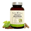 초본 뿌리 순수한 유기 Valerian 뿌리 캡슐 - 900 mg - Melatonin, Non-GMO - 60 조사 Vegan 캡슐, 초본 보충교재로 형성하는 non-Habit