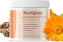 여성을위한 MavoCare Boric Acid Suppositories - Calendula & 비타민 E 600mg - BV 및 효모 감염 지원, pH 밸런스, 냄새 완화, 빠른 용해, Moisturizing, Vegan 공식