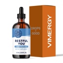 Vimergy Melatonin 5 mg – 천연 수면 보조 – 수면 보충 – 당신은 더 빨리 잠들고 & 수면 더 긴 유지 - 비 GMO, 글루텐 무료, 코셔, Soy-Free, Vegan, Paleo (115 mL)
