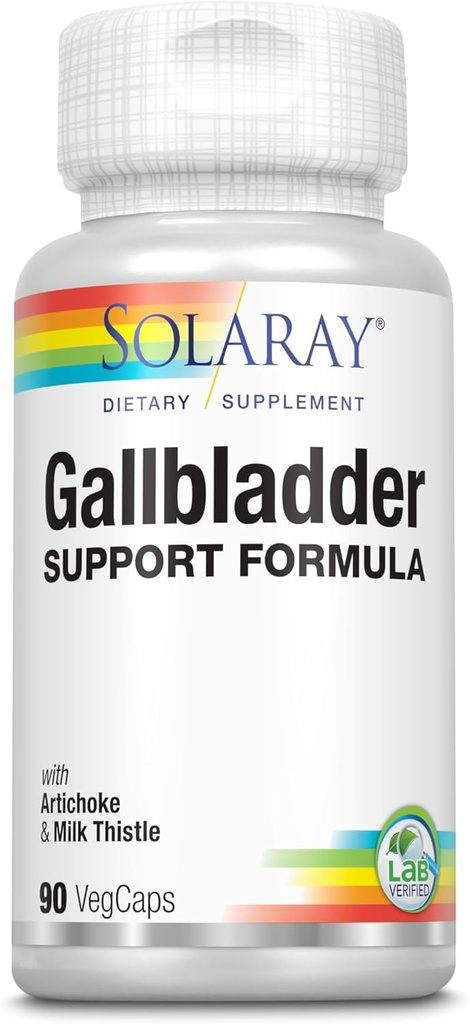 Solaray Gallbladder 지원 공식 - 90 캡슐