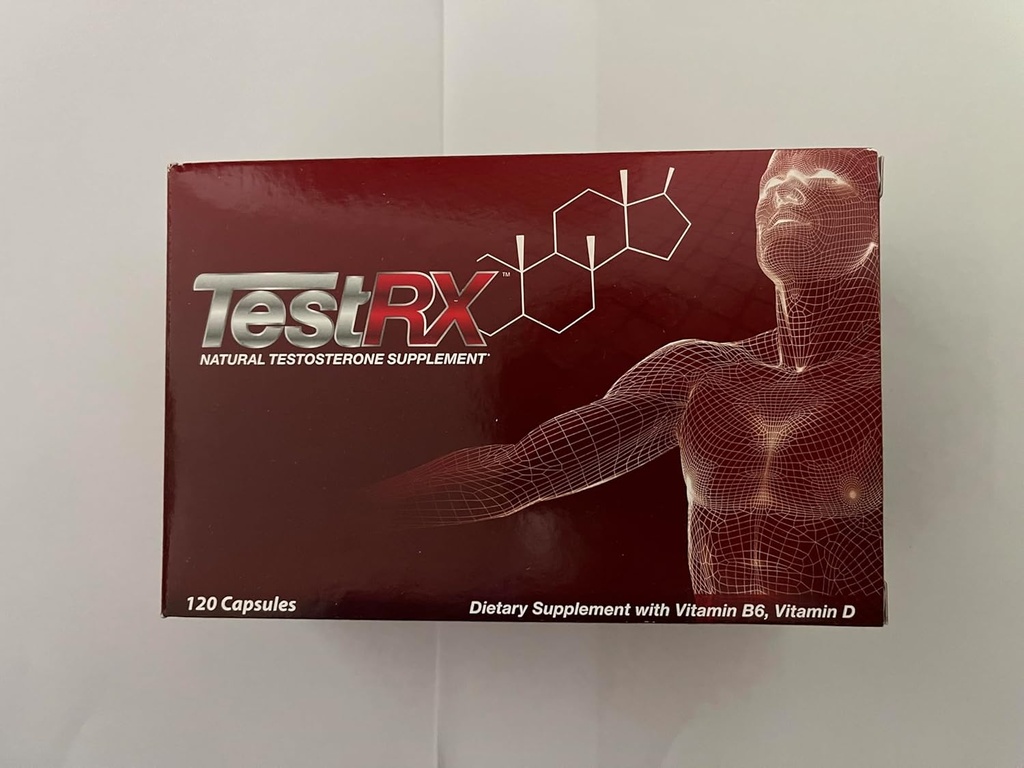 남성용 TestRX 테스토스테론 부스터 | RX Natural Male Test Boost Supplement with Tongket Ali | 남성용 TestRX 테스토스테론 부스터 및 7 Day Pill 주최자