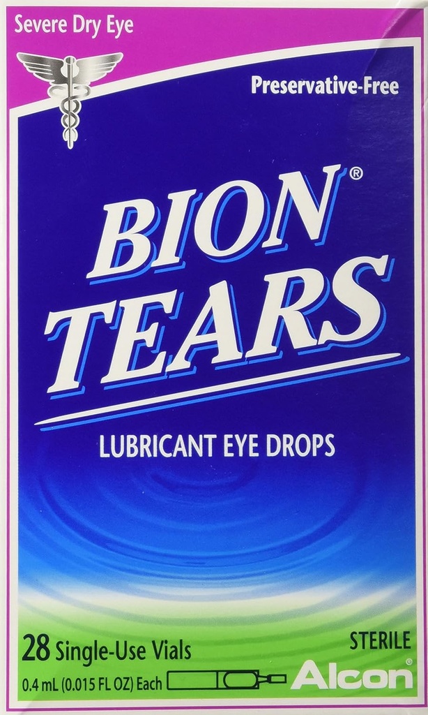 Alcon Bion Tears 단일 용도 바이알, 28 개